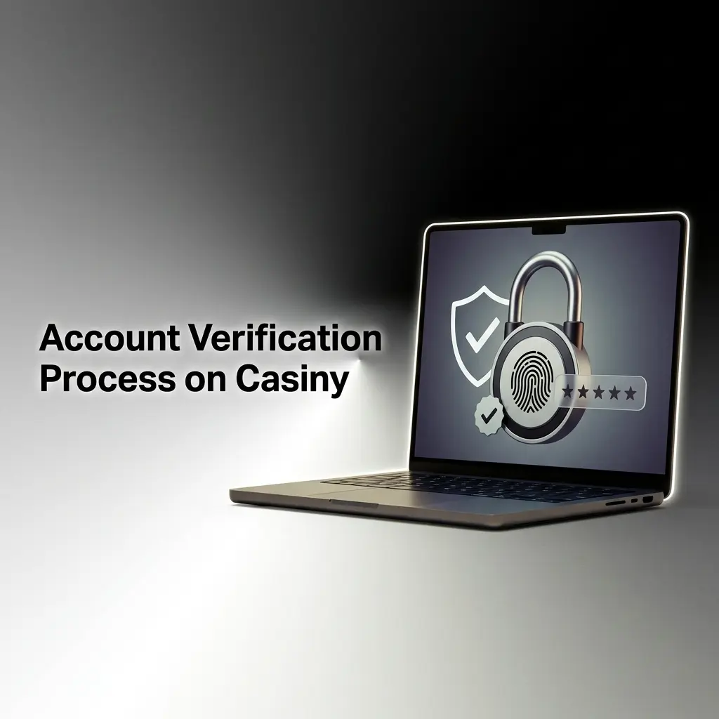 Casiny account verification document upload screen