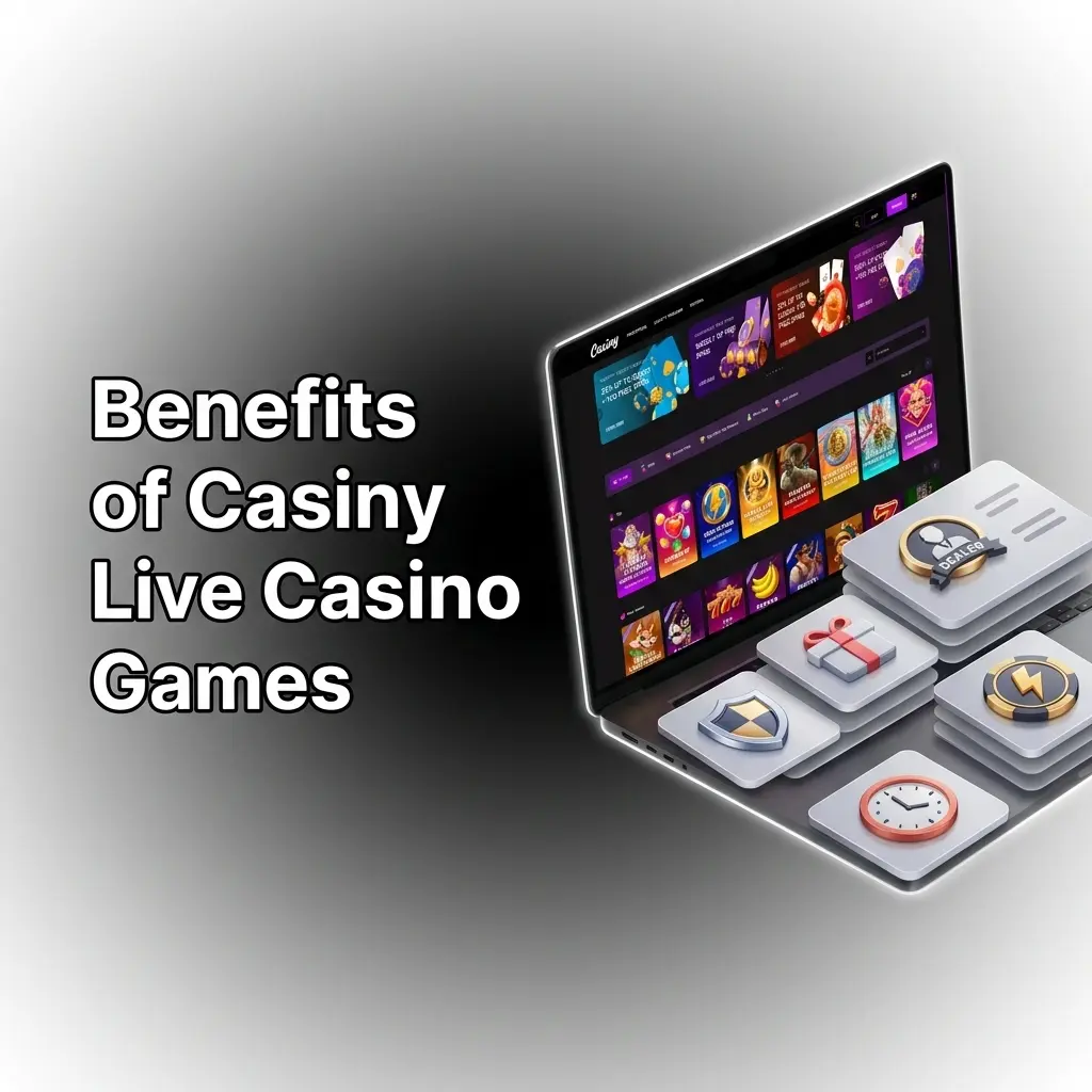Live dealer running a Casiny casino table