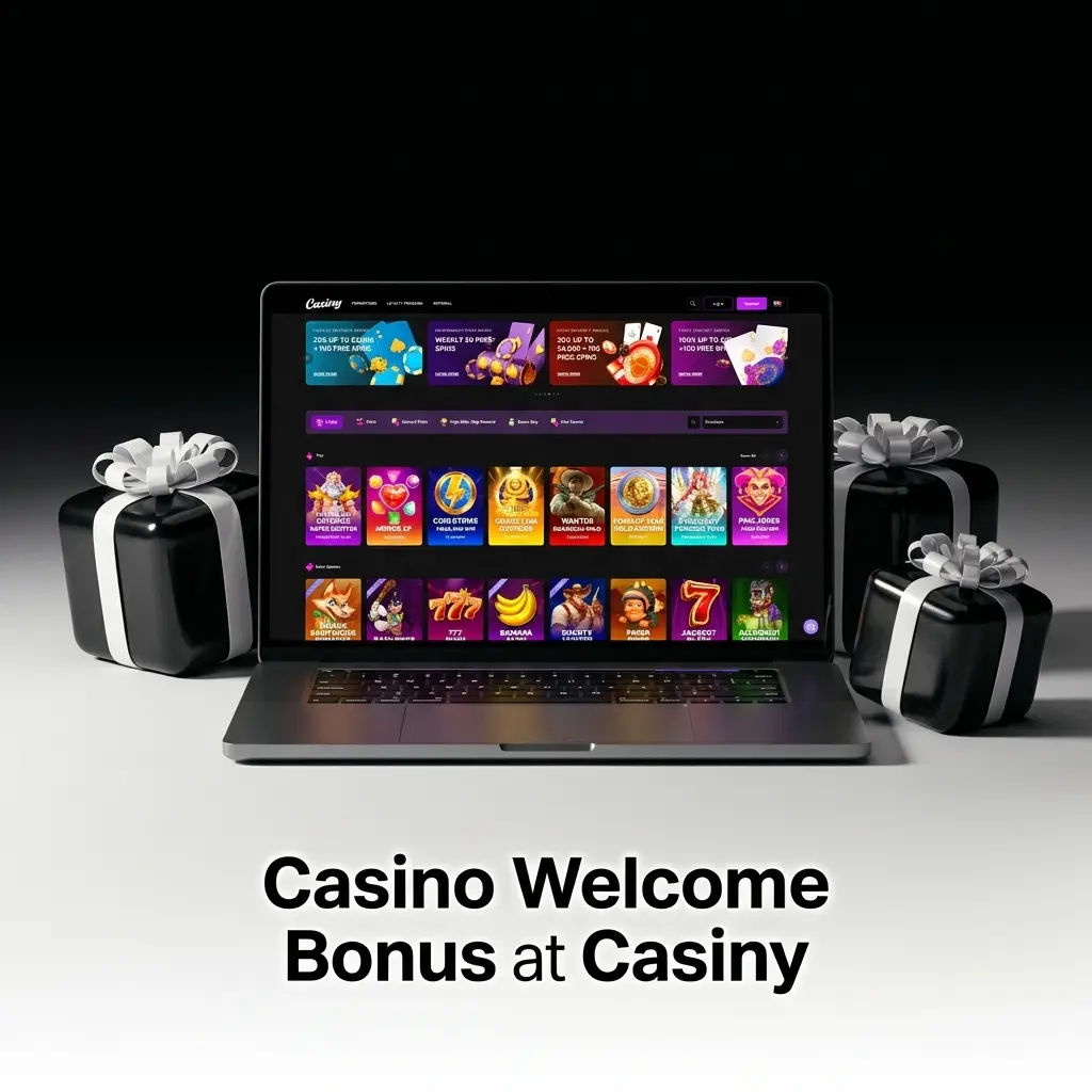New player welcome bonus at Casiny casino