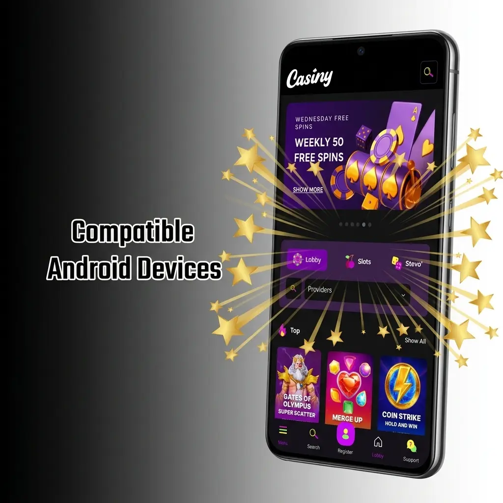 Android devices compatible with the Casiny app