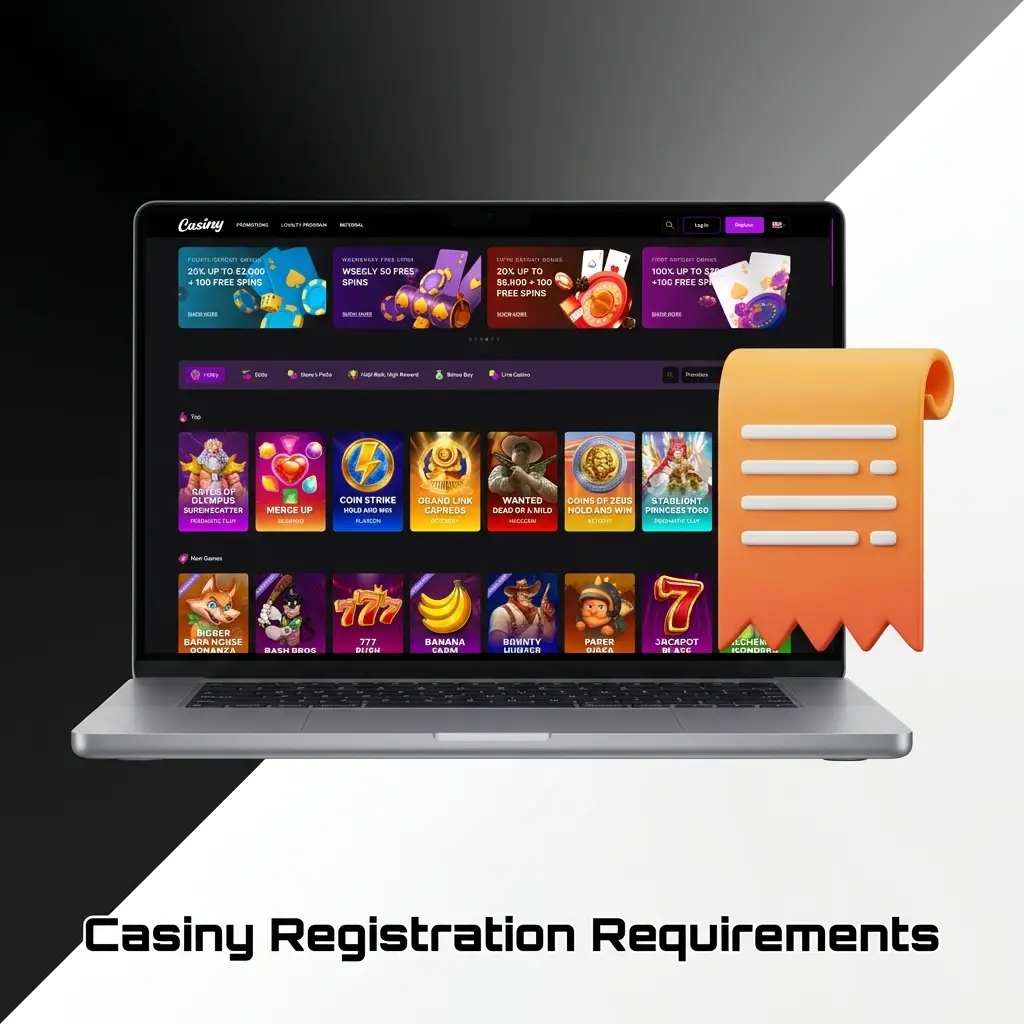 Casiny registration requirements for Australian players