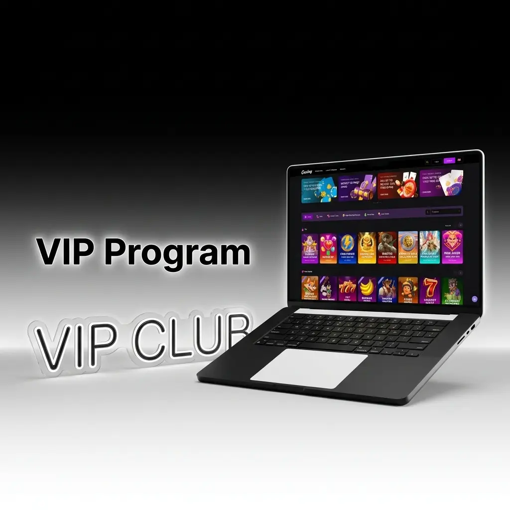 Casiny VIP Club tier badges from Bronze to Diamond