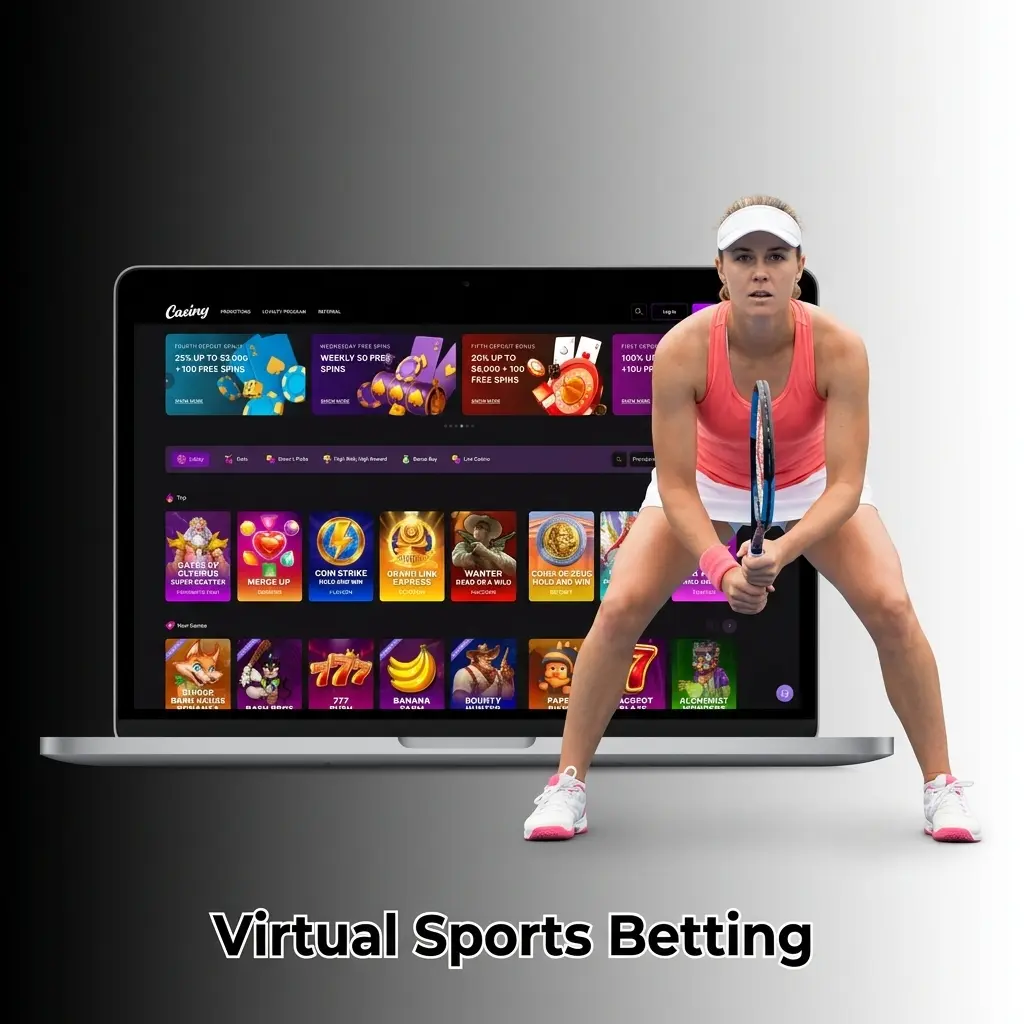 Virtual sports betting on Casiny