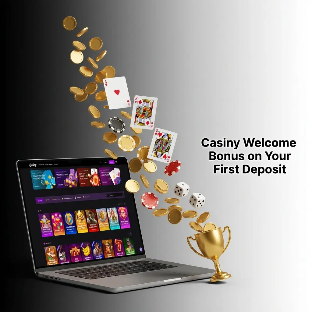 Casiny welcome bonus offer with Wolf Gold free spins