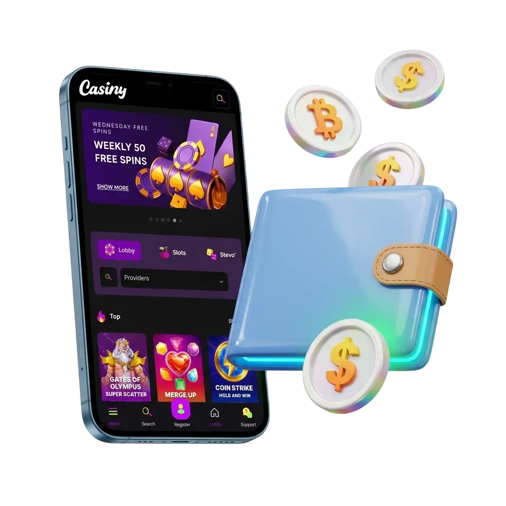 Casiny withdrawal methods and limits in Australia