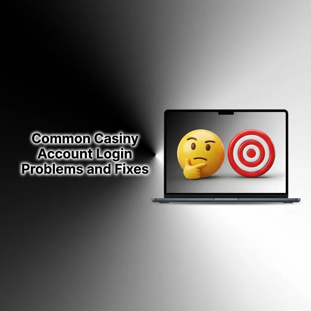 Casiny account login troubleshooting screen