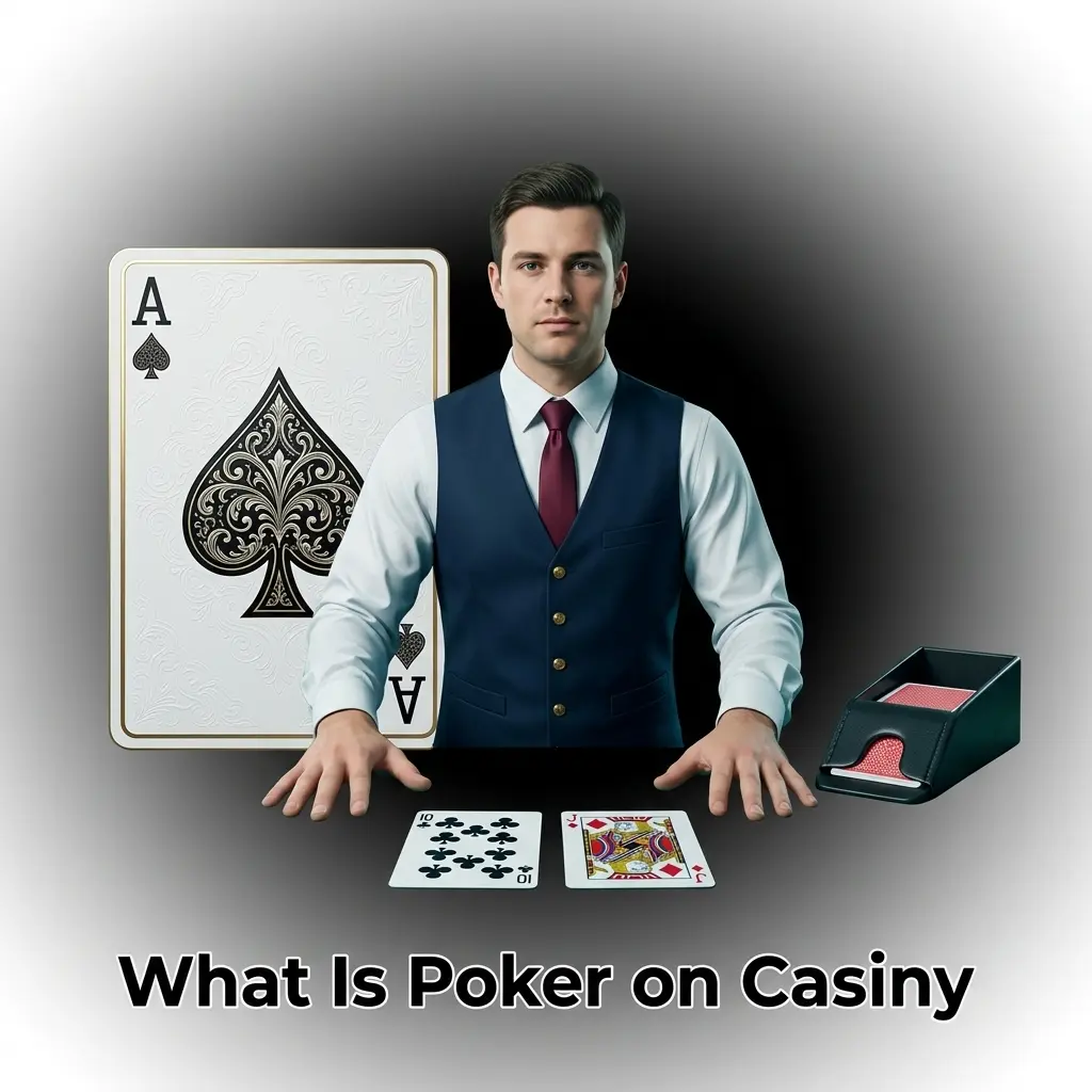 Poker table setup on Casiny